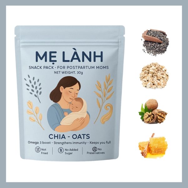 Ăn vặt tiện lợi cho mẹ sau sinh: Lựa chọn thông minh cho mẹ bỉm 